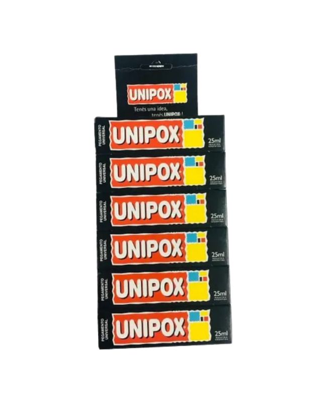 Adhesivos Unipox por 6 unidades de 25 mililitros