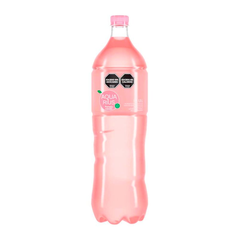 Agua Aquarius Pomelo Rosado por 1,5 litros