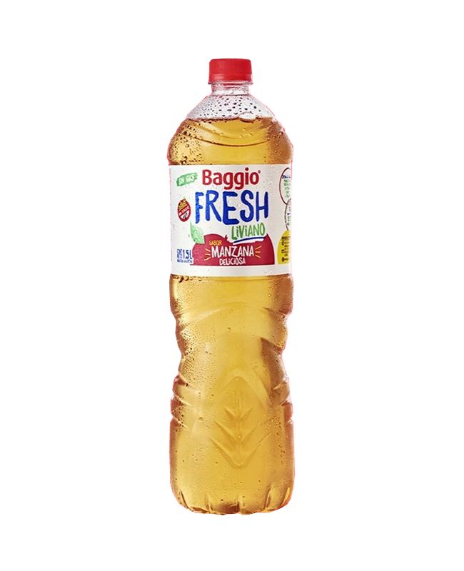 Agua Baggio Liv Fresh Manzana sin Azúcar por 1,5 litros
