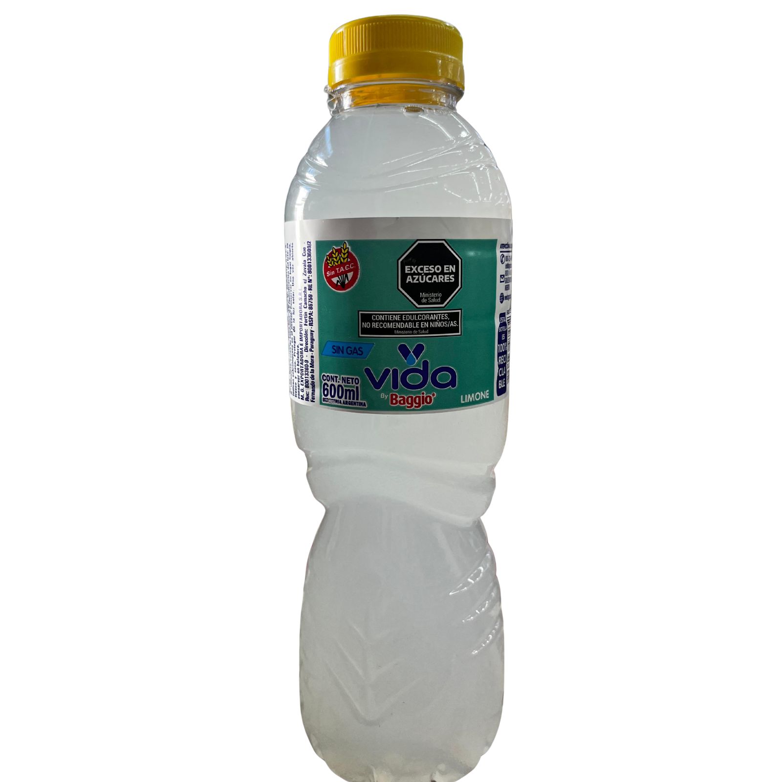 Agua Vida Baggio Limone por 600 mililitros
