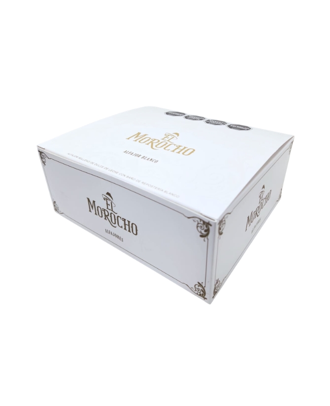 Alfajor El Morocho Blanco por 12 unidades de 63 gramos