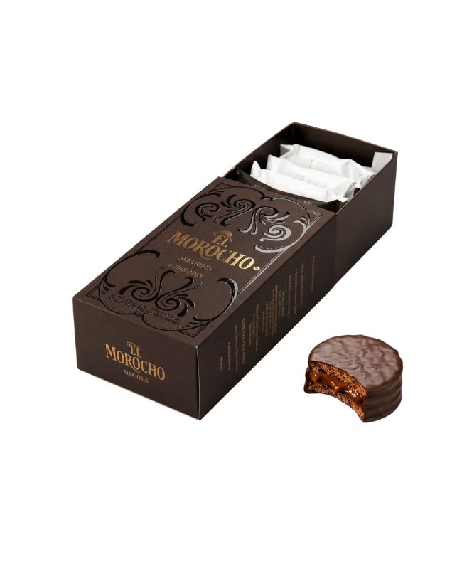 Alfajor El Morocho Mix por 6 unidades