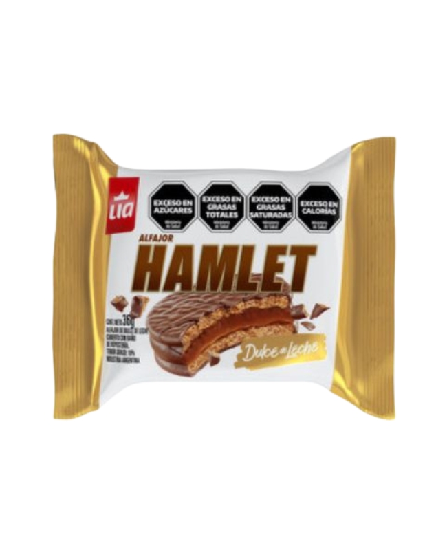 Alfajor Hamlet Dulce de Leche 36 gramos