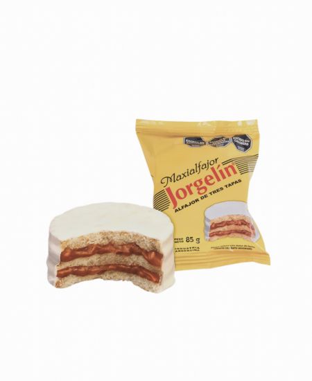 Alfajor Maxi Jorgelín Glaseado por 85 gramos
