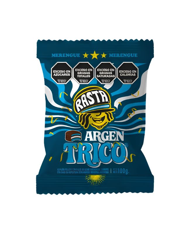 Alfajor Rasta Argentrico por 100 gramos