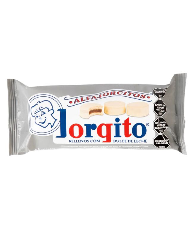 Alfajorcitos Jorgito Blancos por 6 unidades