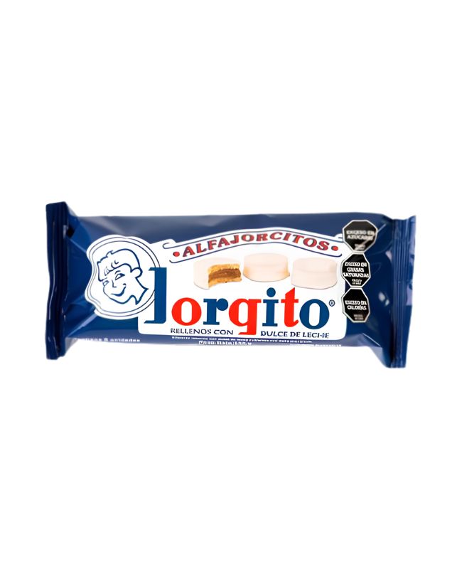 Alfajorcitos Jorgito Glaseados Blancos por 6 unidades