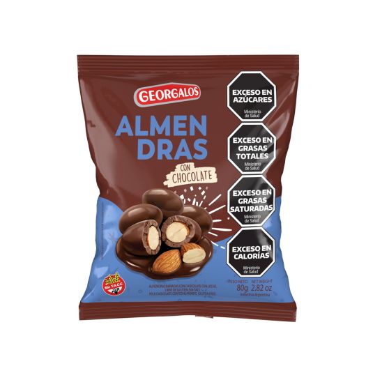 Almendras con Chocolate Georgalos por 80 gramos