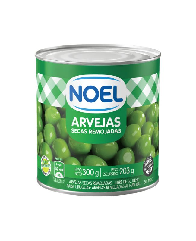 Arvejas Noel Secas Remojadas por 300 gramos