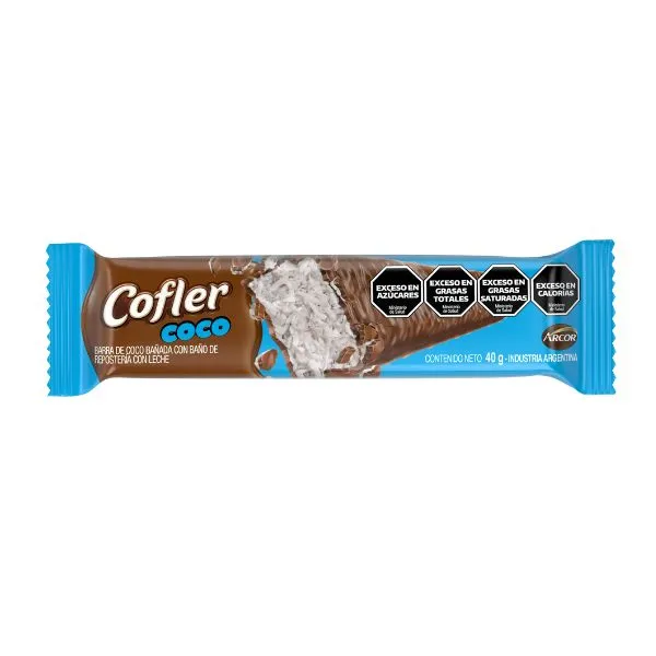 Barra Cofler Coco por 40 gramos