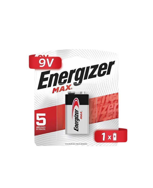 Batería Energizer Max 9V 522BPGL por unidad
