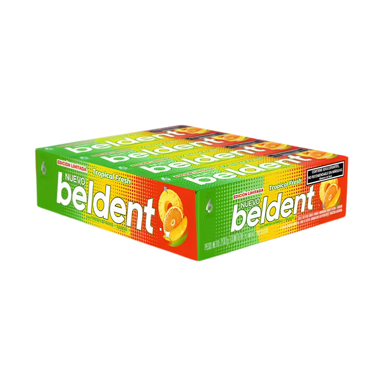 Chicles Beldent Fomo Tropical Mix por 20 unidades