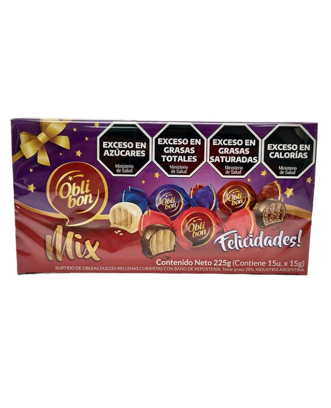 Bombones Oblibon Mix en Estuche por 15 unidades