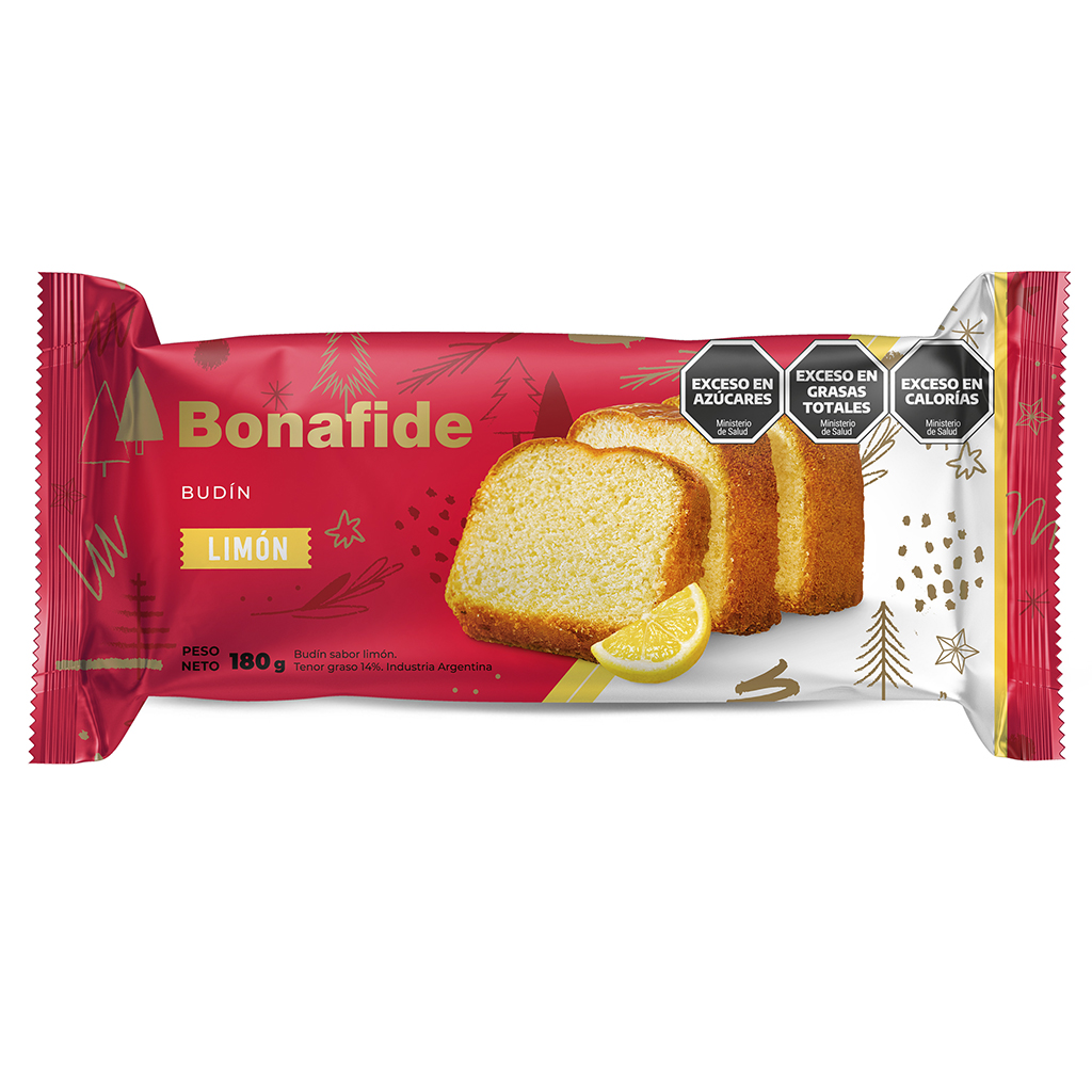 Budín Bonafide Limón por 180 gramos