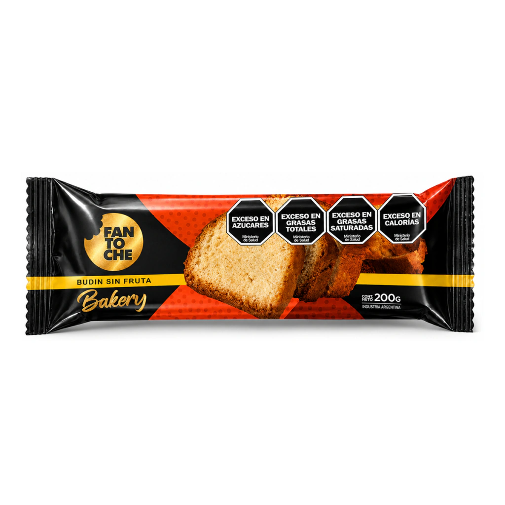 Budín Fantoche Bakery sin Frutas por 200 gramos