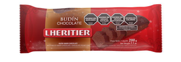 Budín Lheritier de Chocolate por 200 gramos