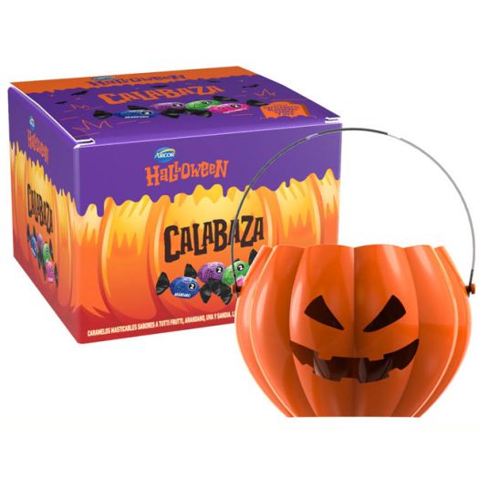 Calabaza Arcor con Caramelos Masticables Frutales Halloween por 200 gramos