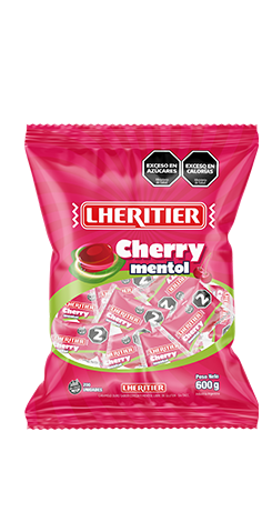 Caramelos Duros Lheritier Cereza y Mentol por 600 gramos