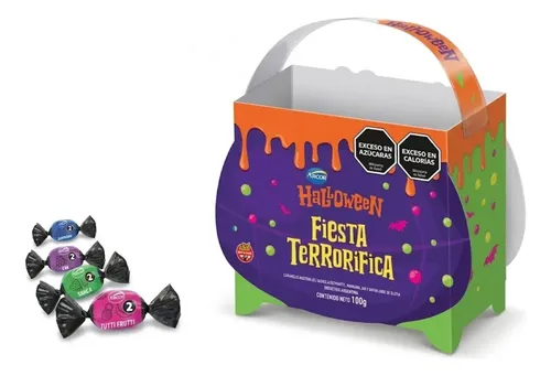 Caramelos Frutales Arcor Caldero Halloween por 100 gramos