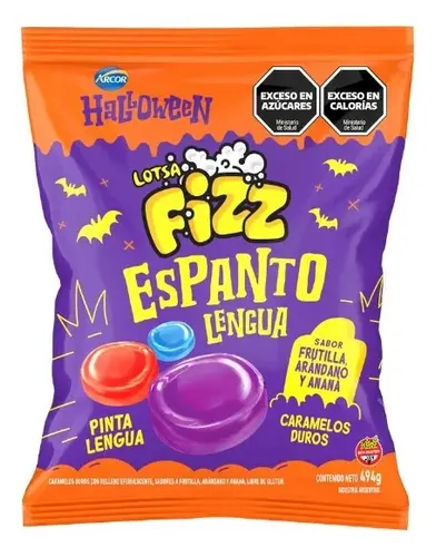 Caramelos Lotsa Fizz Halloween por 494 gramos