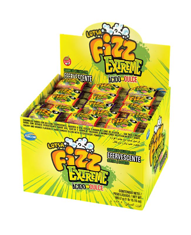 Caramelos Lotza Fizz por 48 unidades