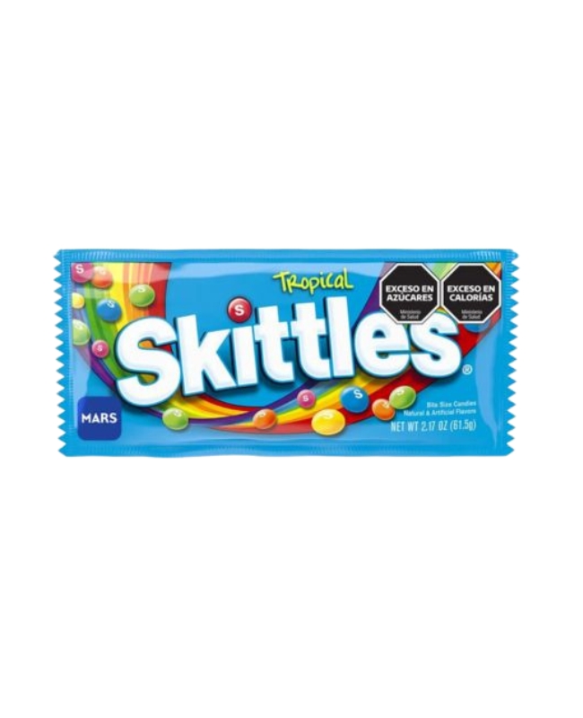 Caramelos Skittles Tropical por 61,5 gramos