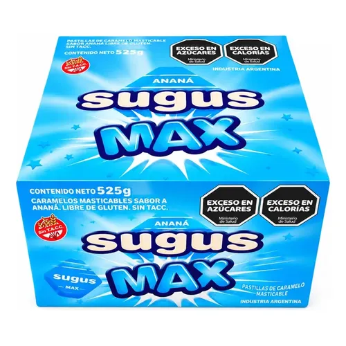 Caramelos Sugus Max Ananá por 70 unidades de 7,5 gramos