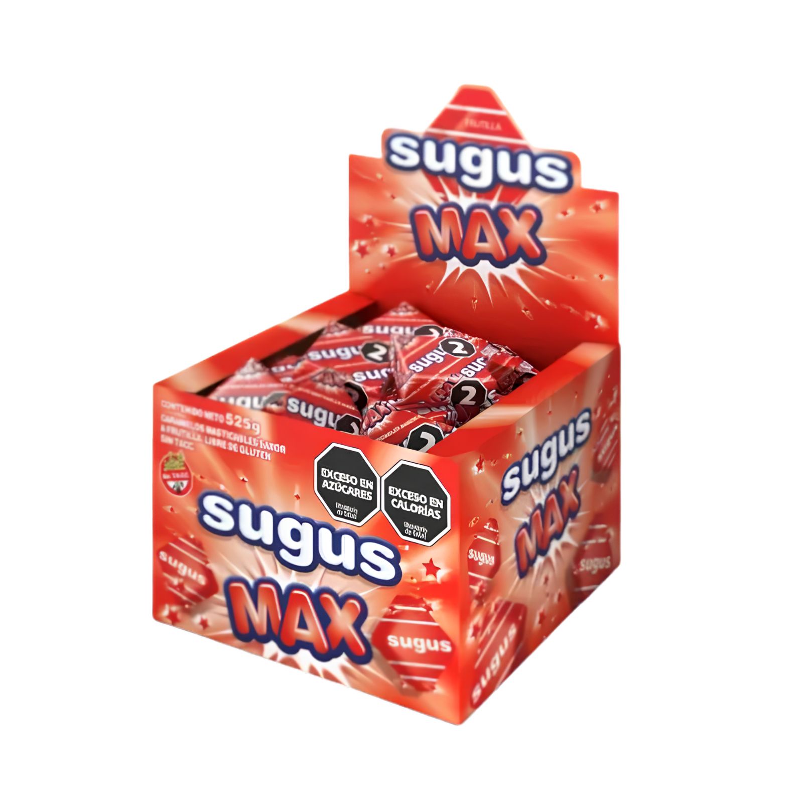 Caramelos Sugus Max Frutilla por 70 unidades