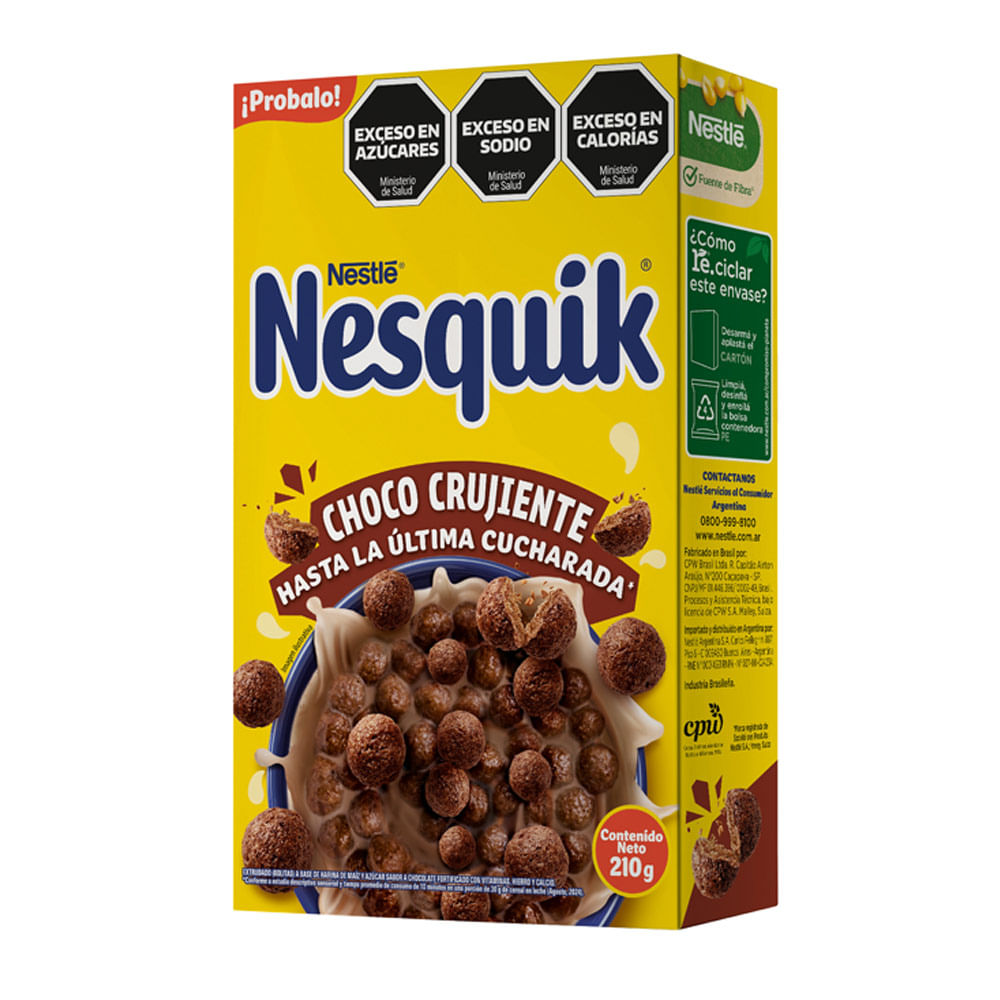 Cereal Matinal Nesquik por 210 gramos