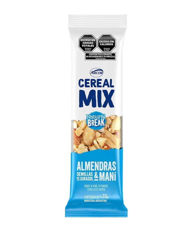 Cereal Mix Frutos Secos por 33 gramos