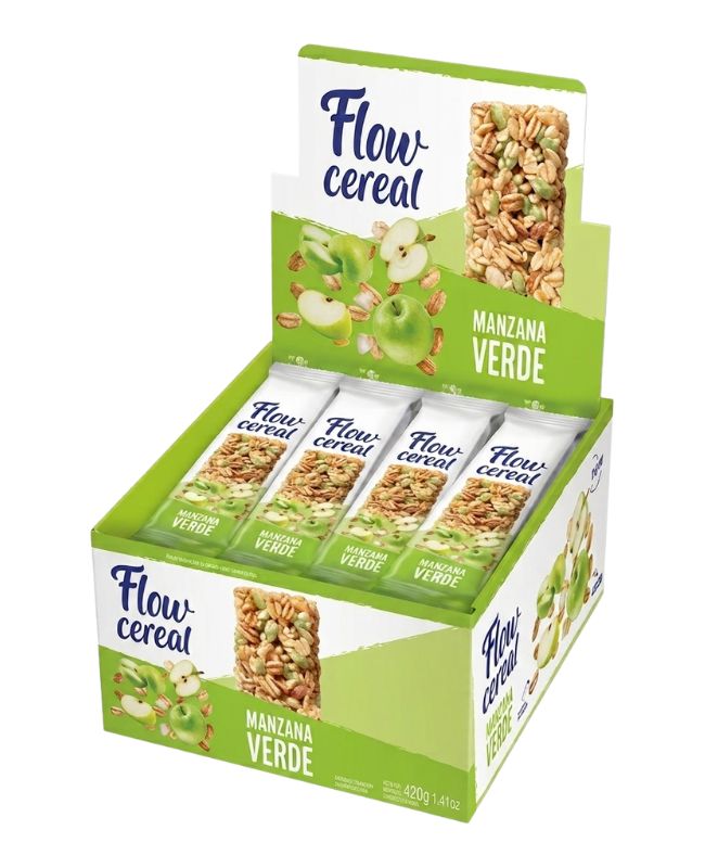 Cereales Flow Georgalos Light Manzana por 20 unidades de 21 gramos