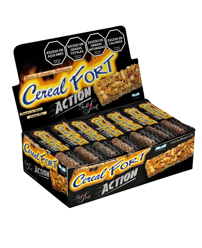 Cereales Fort Action por 24 unidades de 23 gramos
