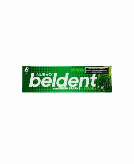 Chicle Beldent Clásico Menta por 10 gramos