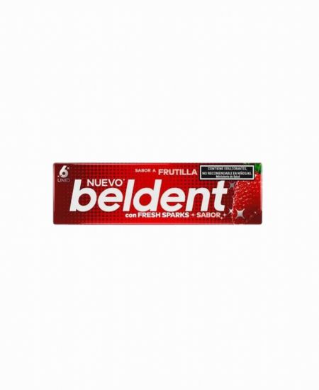 Chicle Beldent Regular Frutilla por 10 gramos