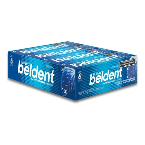 Chicles Beldent Fomo Mentol por 20 unidades