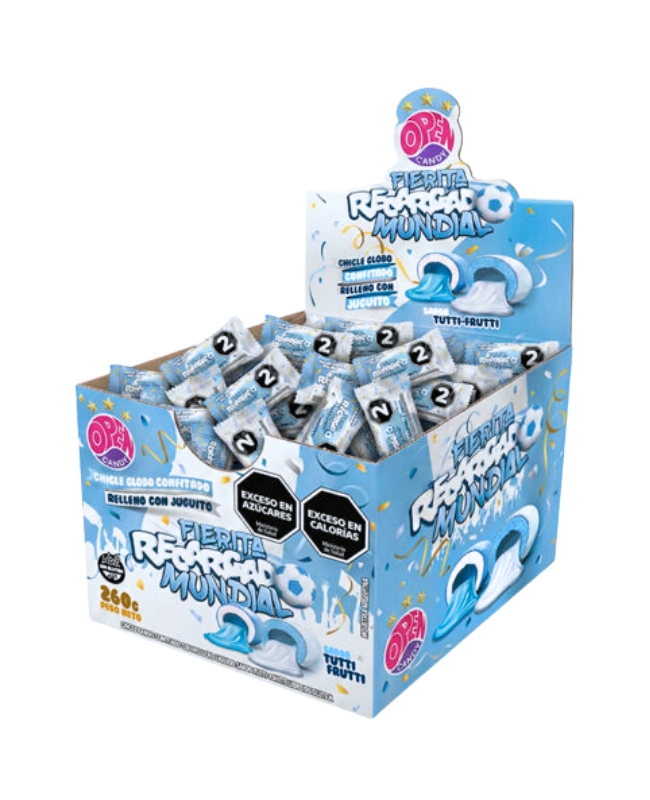 Chicles Fierita Recarga Mundial por 50 unidades
