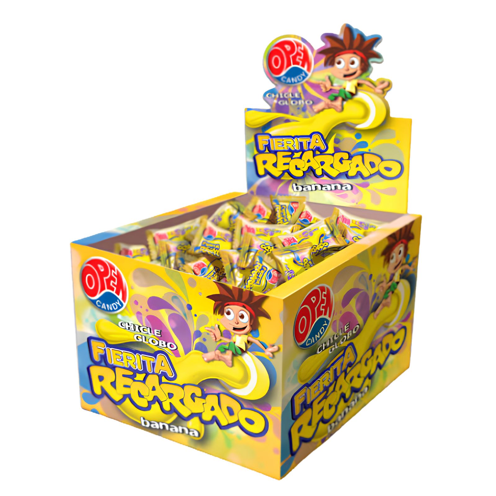 Chicles Fierita Recargado Banana por 50 unidades