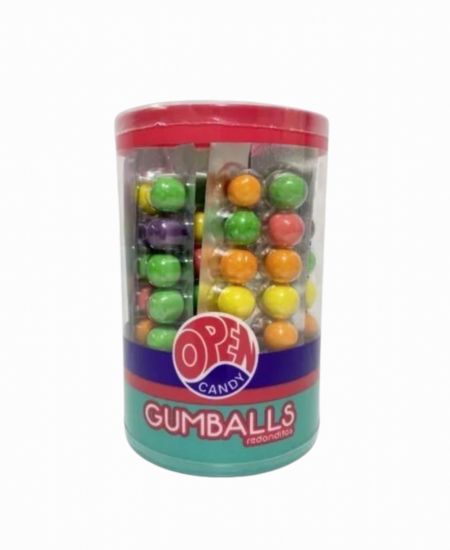 Chicles Gumballs Frutales por 18 Tiras de 7 Unidades