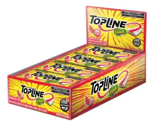 Chicles Top Line Extreme Sandía por 20 unidades de 6,7 gramos
