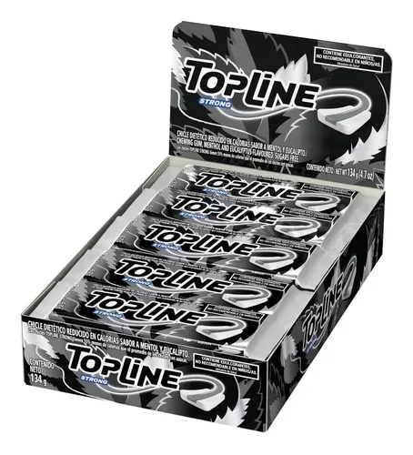Chicles Top Line Extreme Strong por 20 unidades de 6,7 gramos
