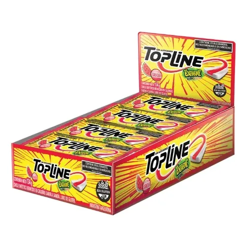 Chicles Top Line Extreme Tutti Frutti por 20 unidades de 6,7 gramos