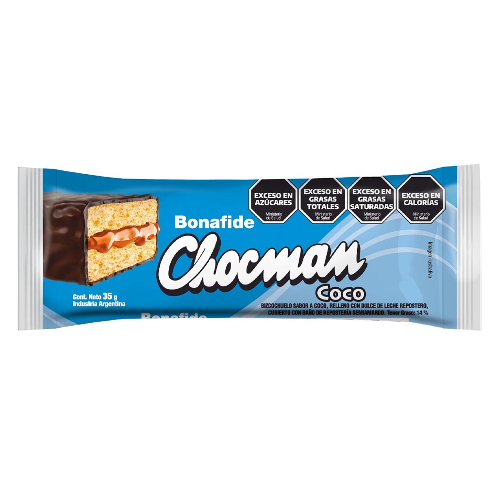 Chocman Bonafide Coco por 35 gramos