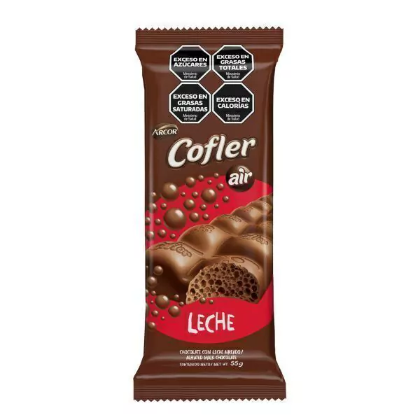 Chocolate Cofler Air con Leche por 55 gramos