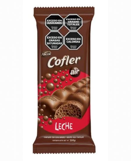 Chocolate Cofler Air con Leche por 100 gramos