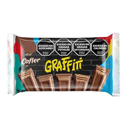 Chocolate Cofler Graffiti con Leche por 45 gramos