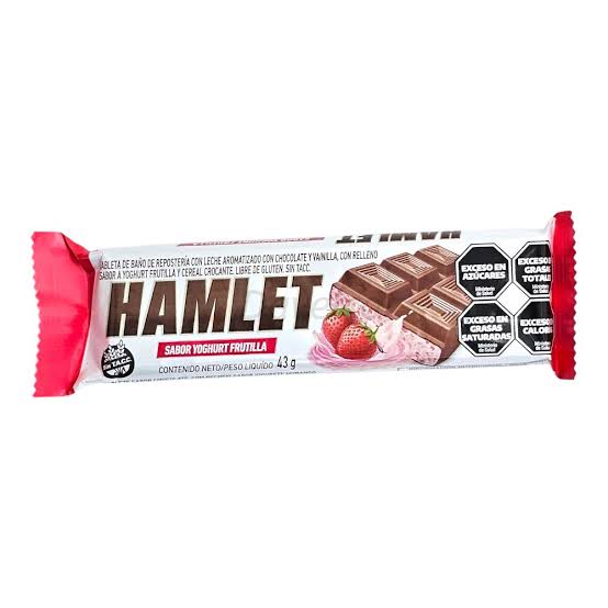 Chocolate Hamlet Frutilla por 43 gramos