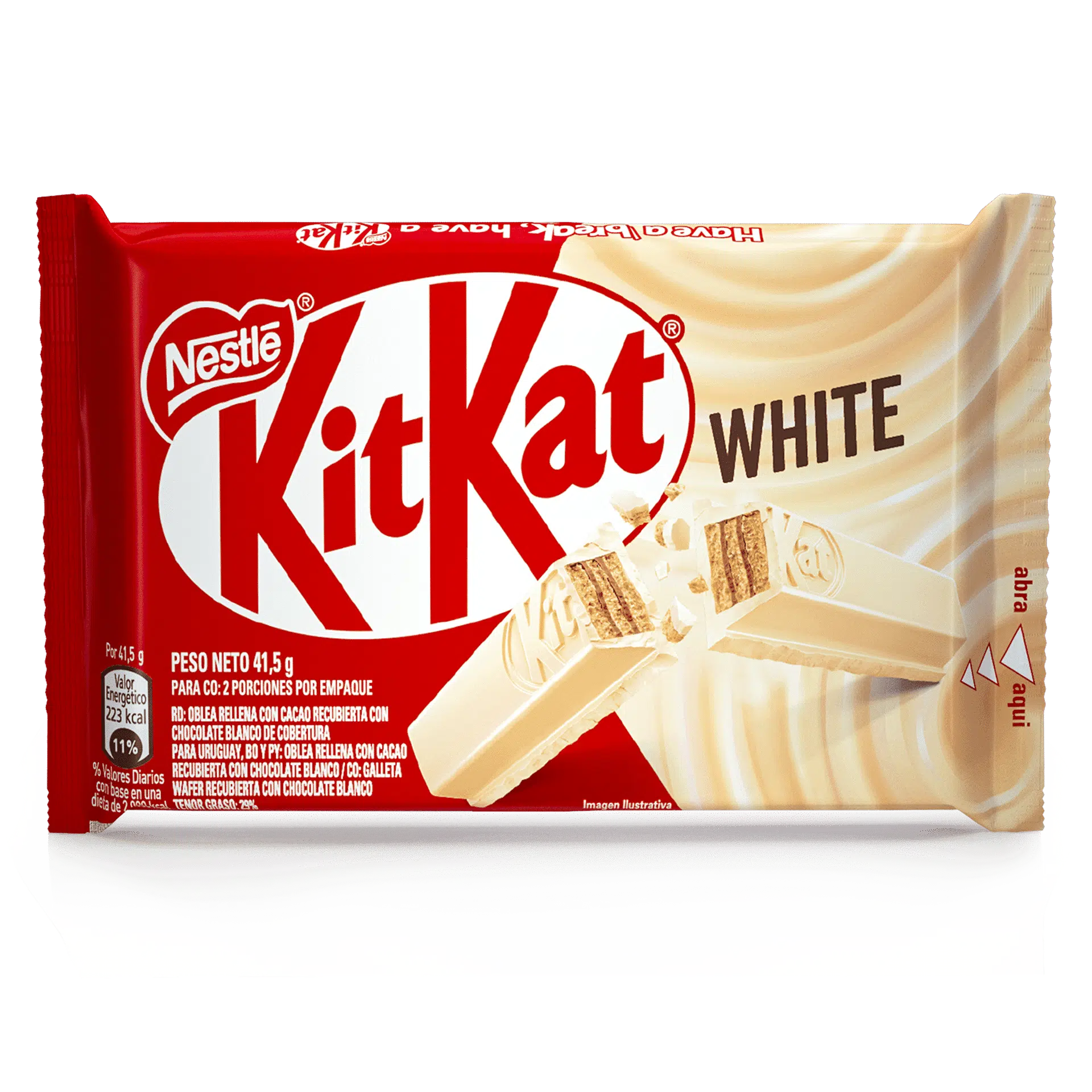 Chocolate Kit Kat Blanco por 41,5 gramos