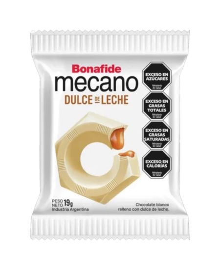 Chocolate Mecano Blanco por 19 gramos