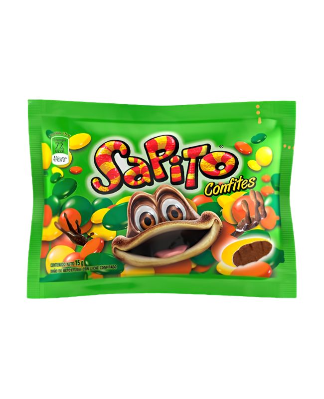 Chocolate Sapito con Confites por 15 gramos