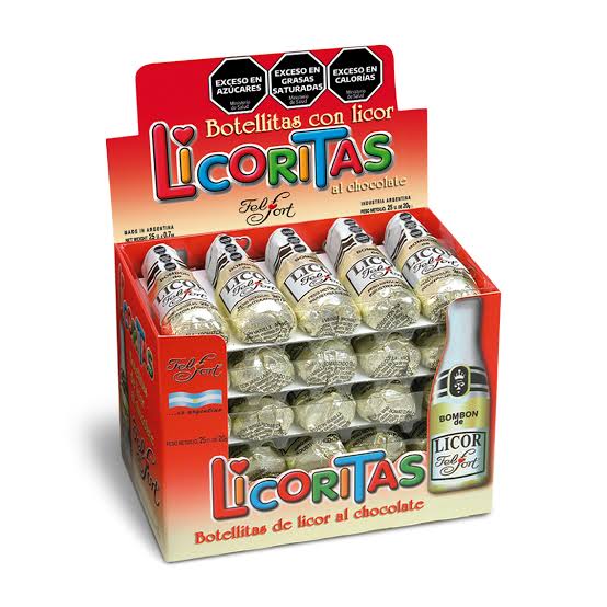 Chocolates Felfort Botellita Whisky por 20 unidades de 24 gramos